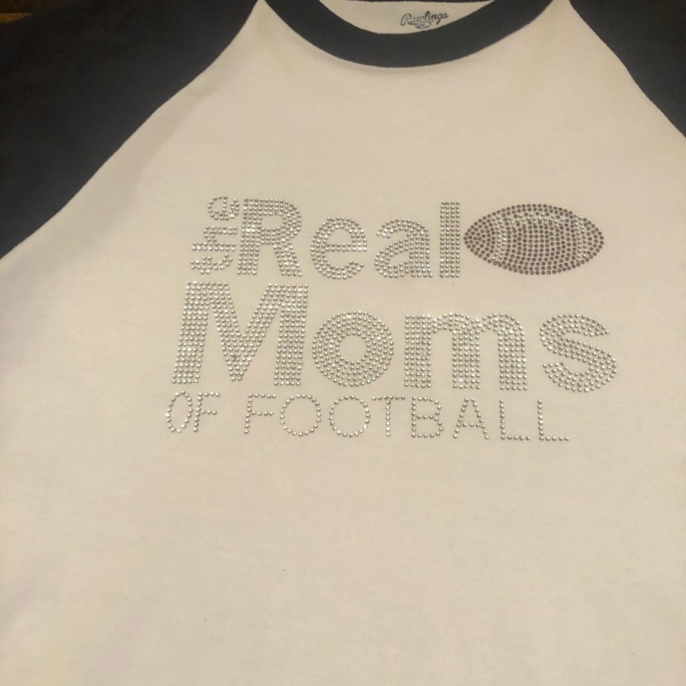 Blingy Football mom jersey shirt